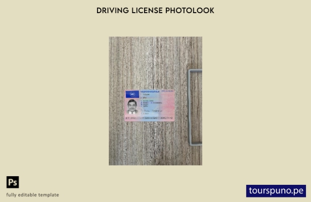 listo para imprimir licencia de conducir de Croacia presente plantilla frontal d
